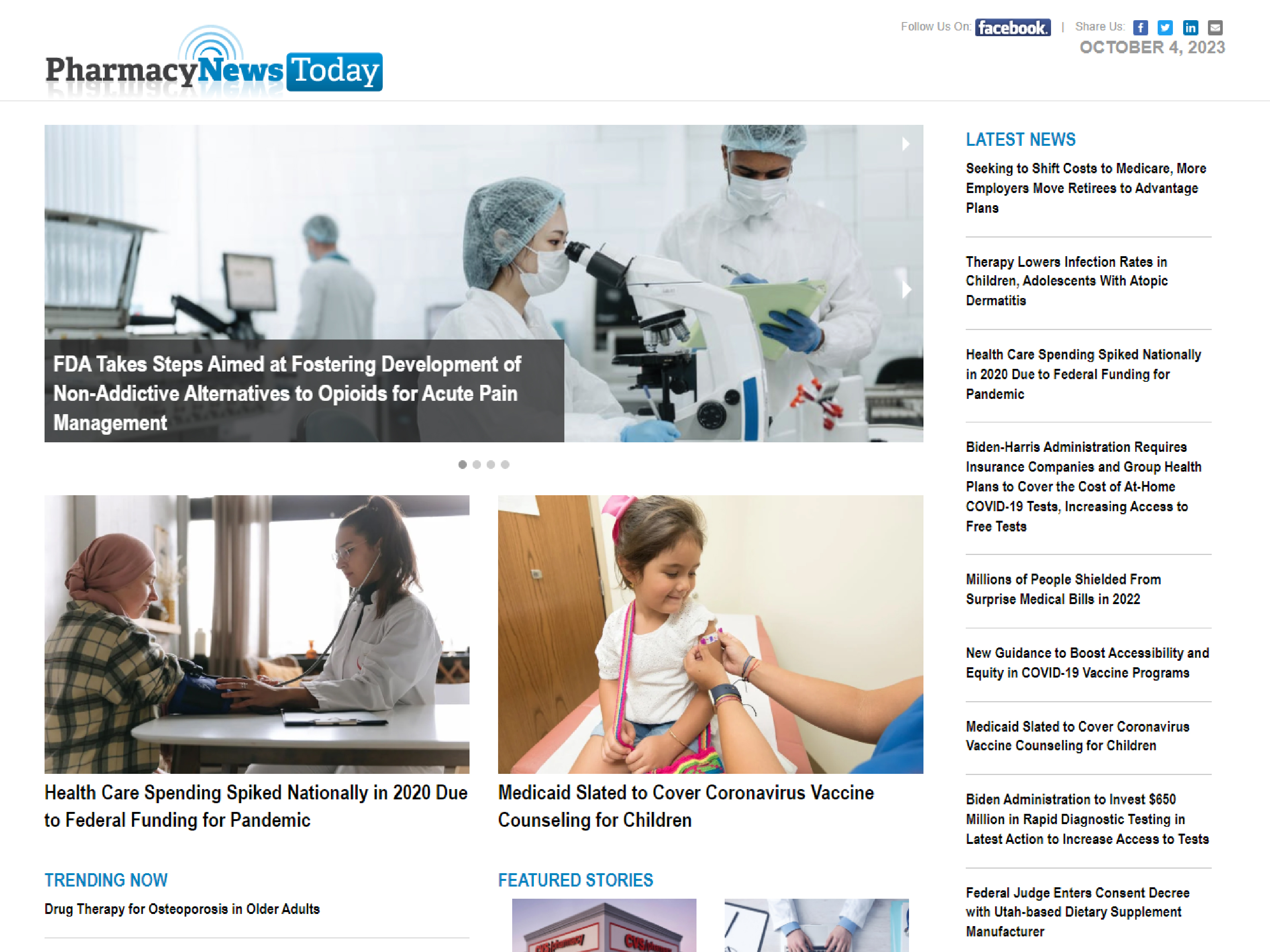 Pharmacy News Today